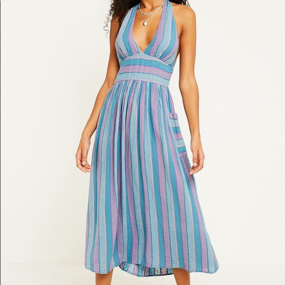 Urban Outfitters Striped Midi Dress